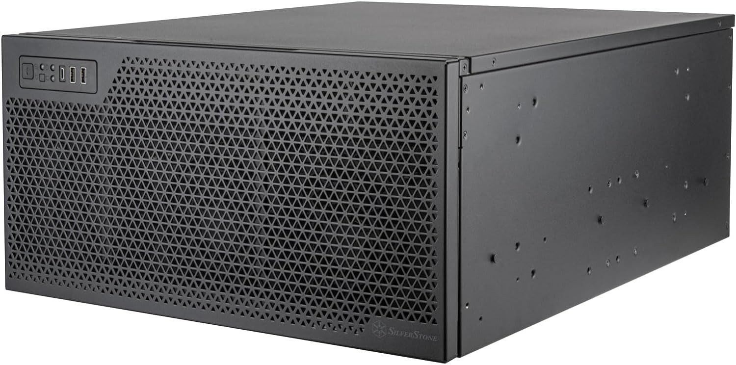 SilverStone RM52 5U Rackmount Server Chassis w/ Dual 360mm Liquid Cooling