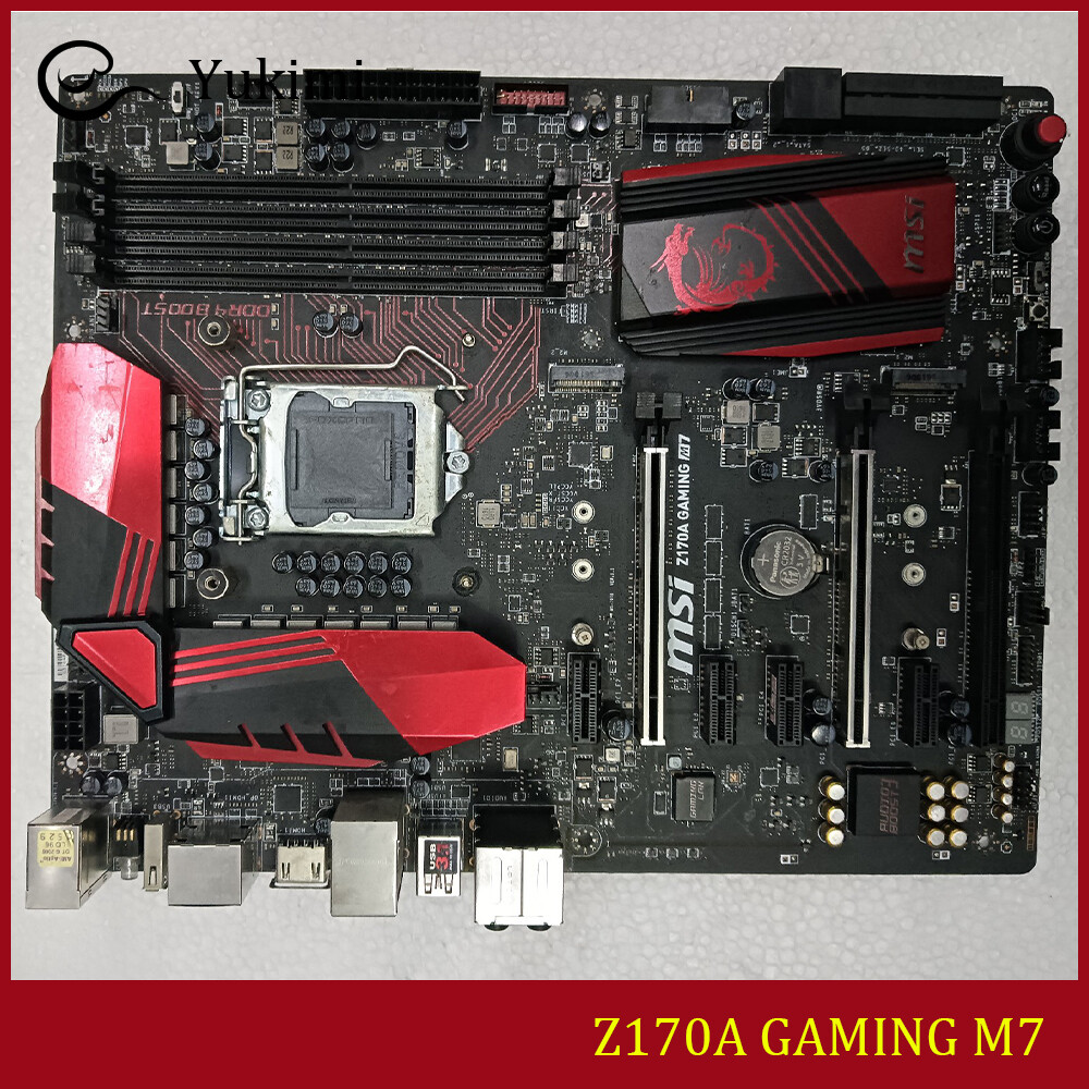 FOR MSI Z170A GAMING M7 DDR4*4 64GB HDMI DisplayPort ATX Motherboard Test OK