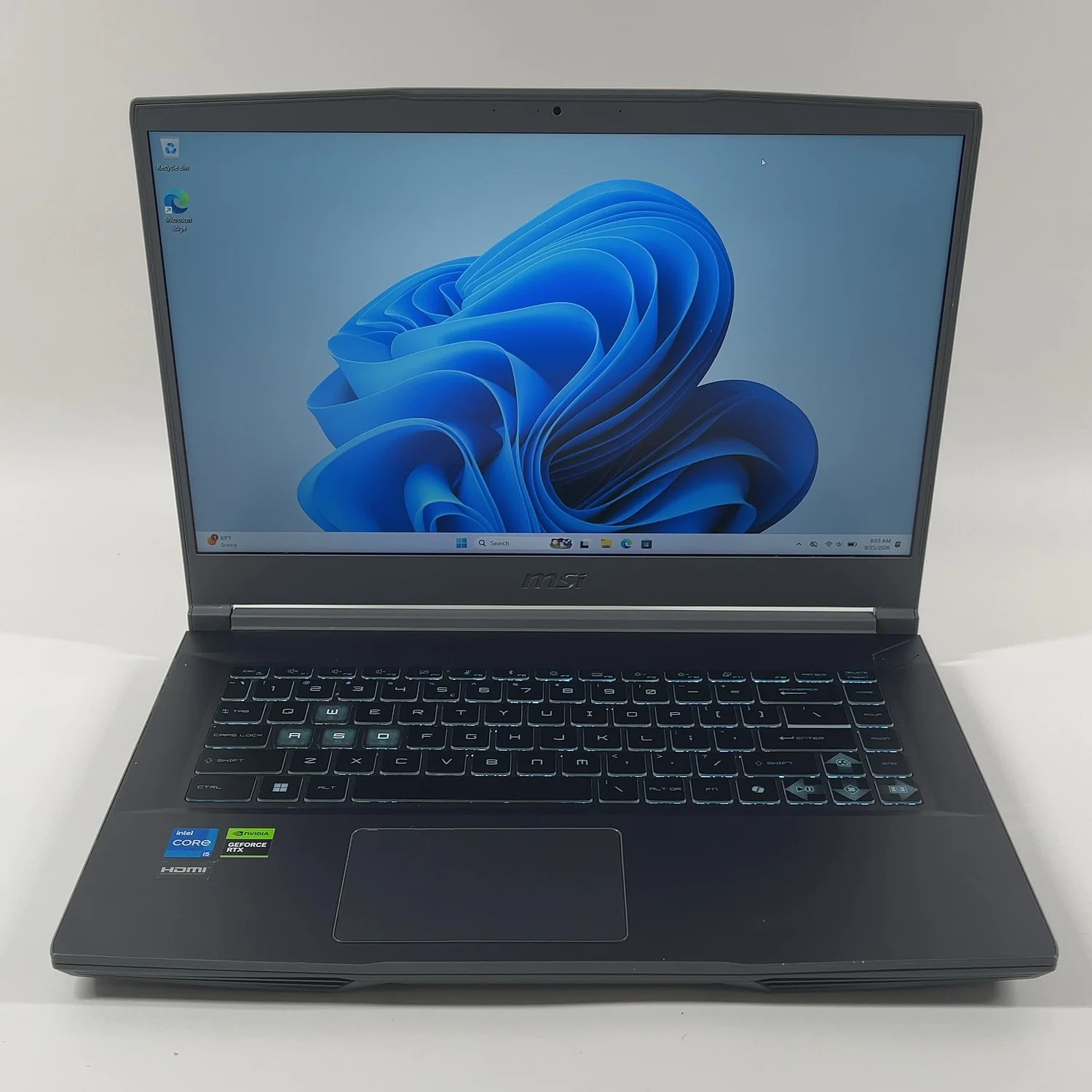 MSI Thin 15 B13VE 15.6" i5-13420H 2.1GHz 16GB RAM 512GB SSD GeForce RTX 4050