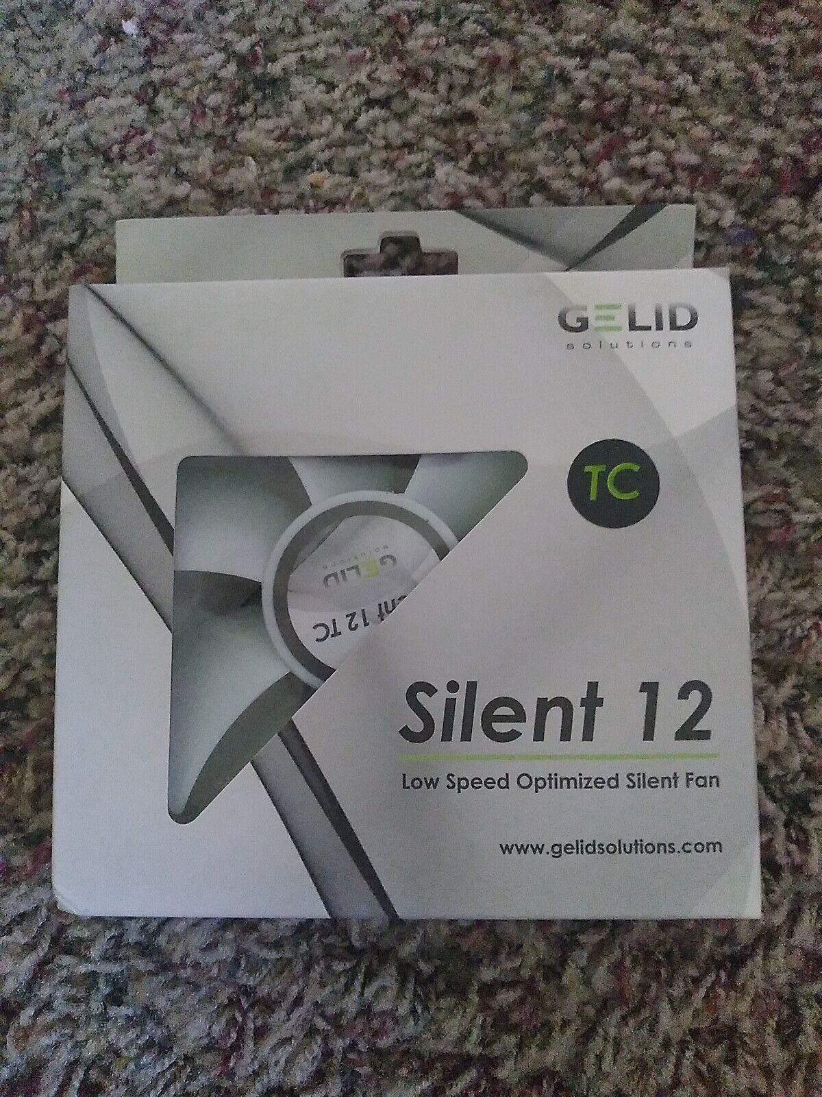 Gelid Silent 12 TC 750-1500rpm Low Speed Optimized Silent Fan