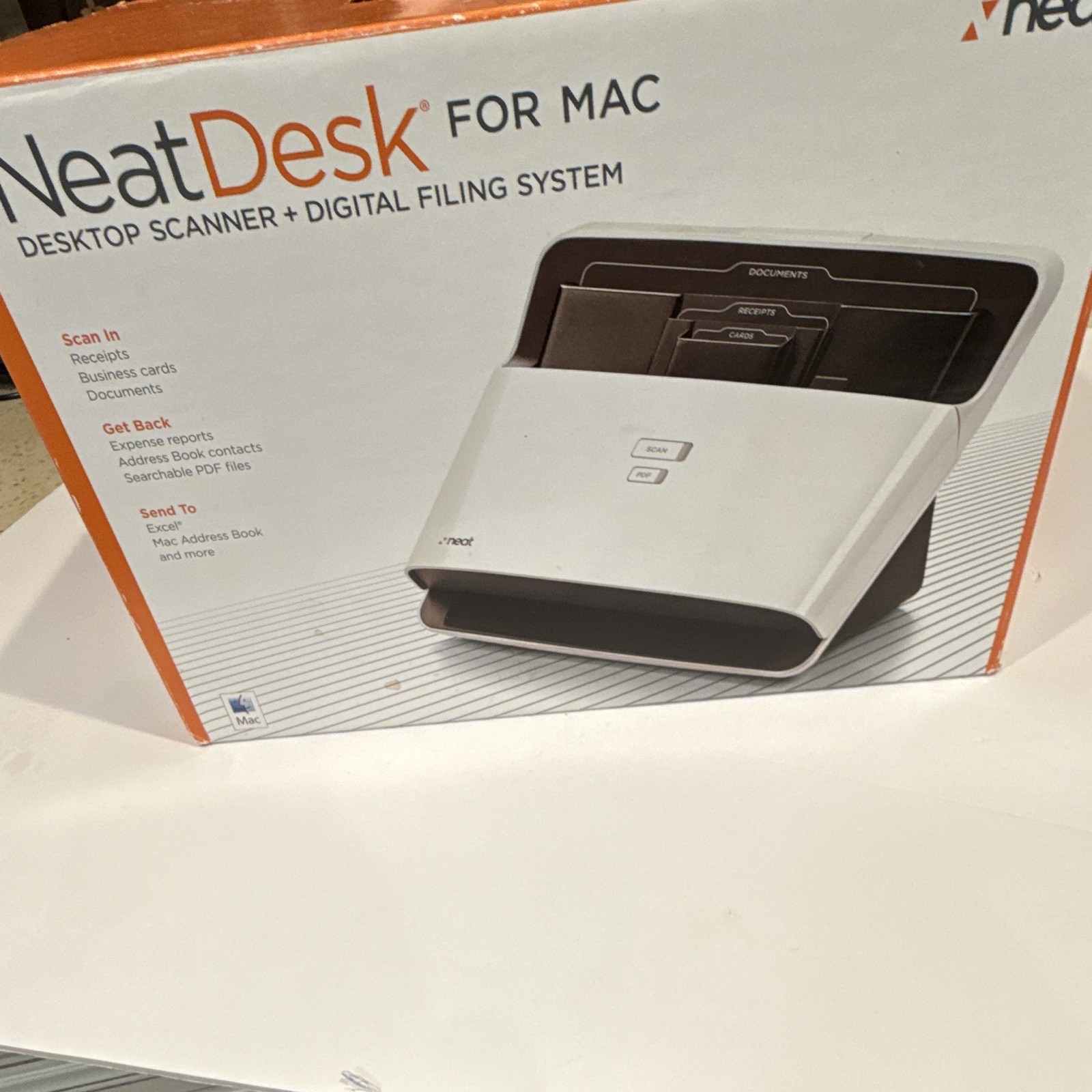 Neat NeatDesk for Mac Desktop Scanner Digital Filing System NeatDesk Line