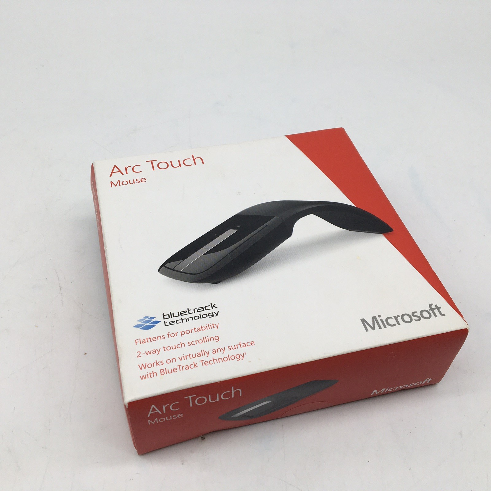 Microsoft Arc Touch Wireless Bluetrack Mouse RVF-00052 Model 1428, 1496 Open Box