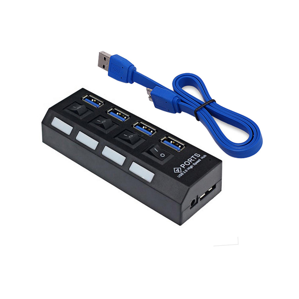 For PS4/Slim/Pro Hub 4/7Port USB 3.0 High Speed Extension Charger Adapter Switch