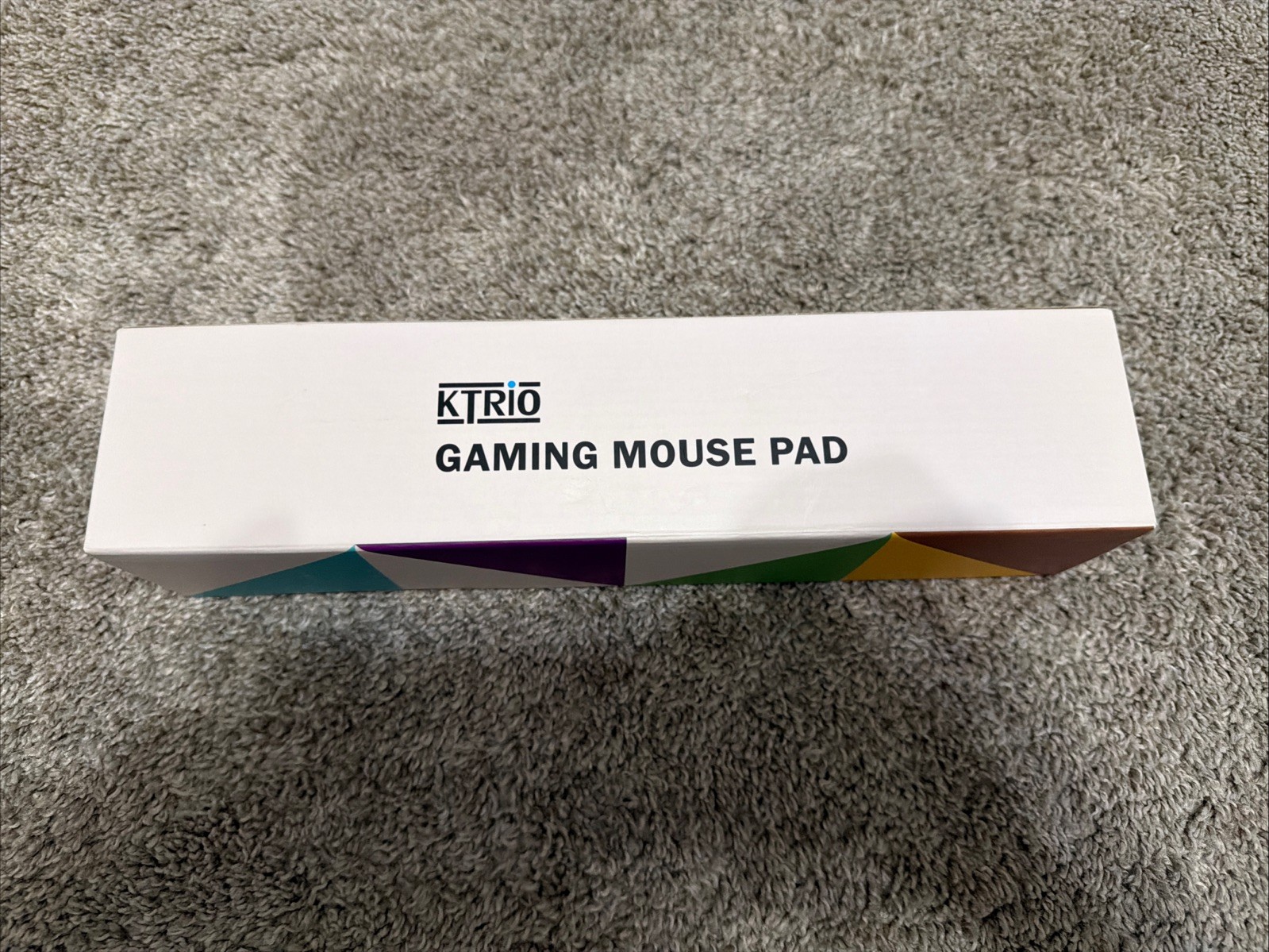 Ktrio Gaming Large Mouse Pad with Stitched Edges - 31.5 x 11.8 in, Black