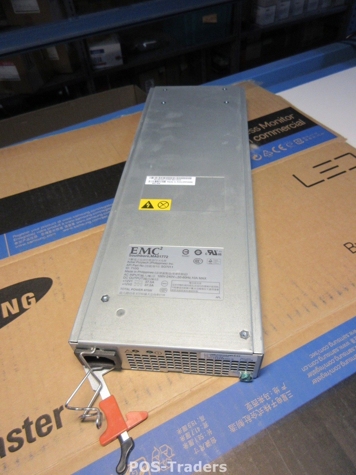 gj24j EMC EMC AC SENTRY 875W 1U AC/DC DUAL PSU 100-240 50-60HZ FROM FMM7F STPE15