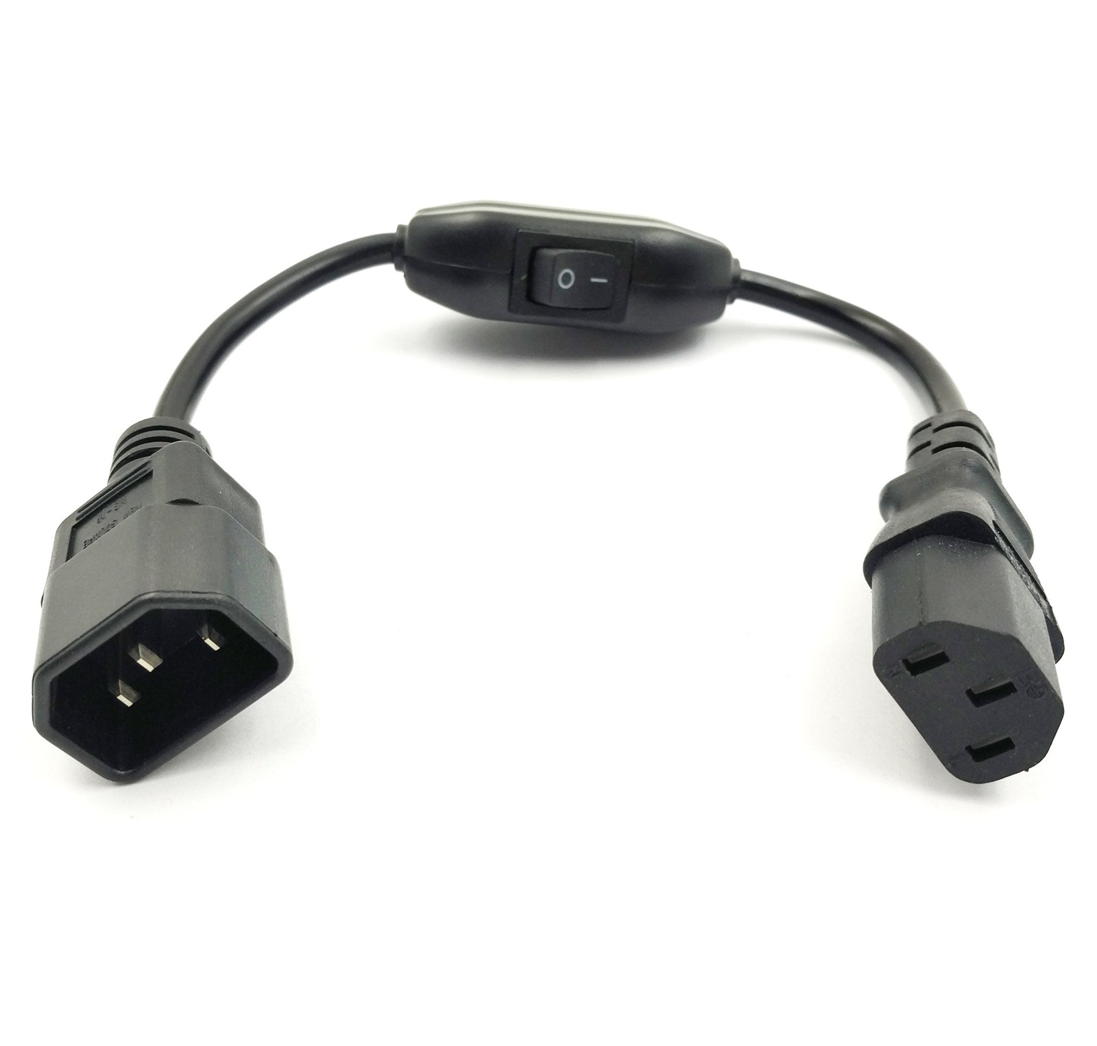 Duttek Power Cord with Switch, PC Power Cord Inline Switch IEC 320 Mains Powe...