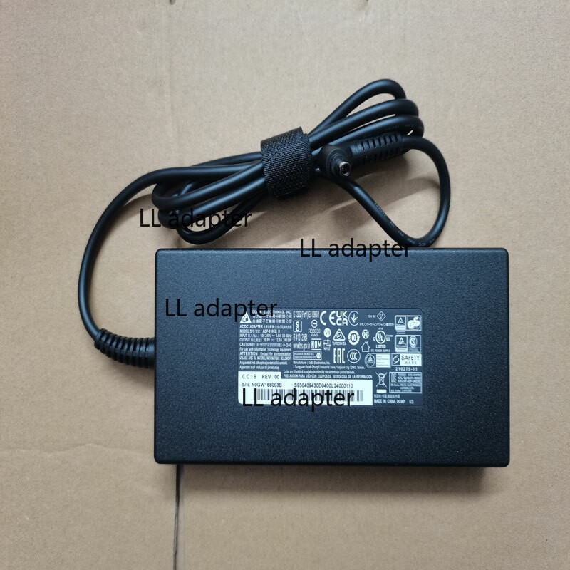 240W OEM Delta 20V12A 4.5mm ADP-240EB D For MSI Pulse GL76 12UGK-256 NEW Genuine