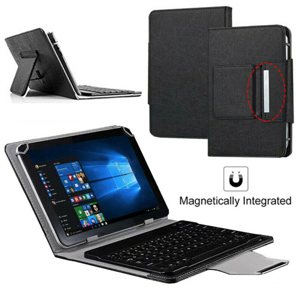 For LG G Pad 7" 8" 8.3" 10.1" V700 Tablet  Universal Leather Keyboard Case Cover