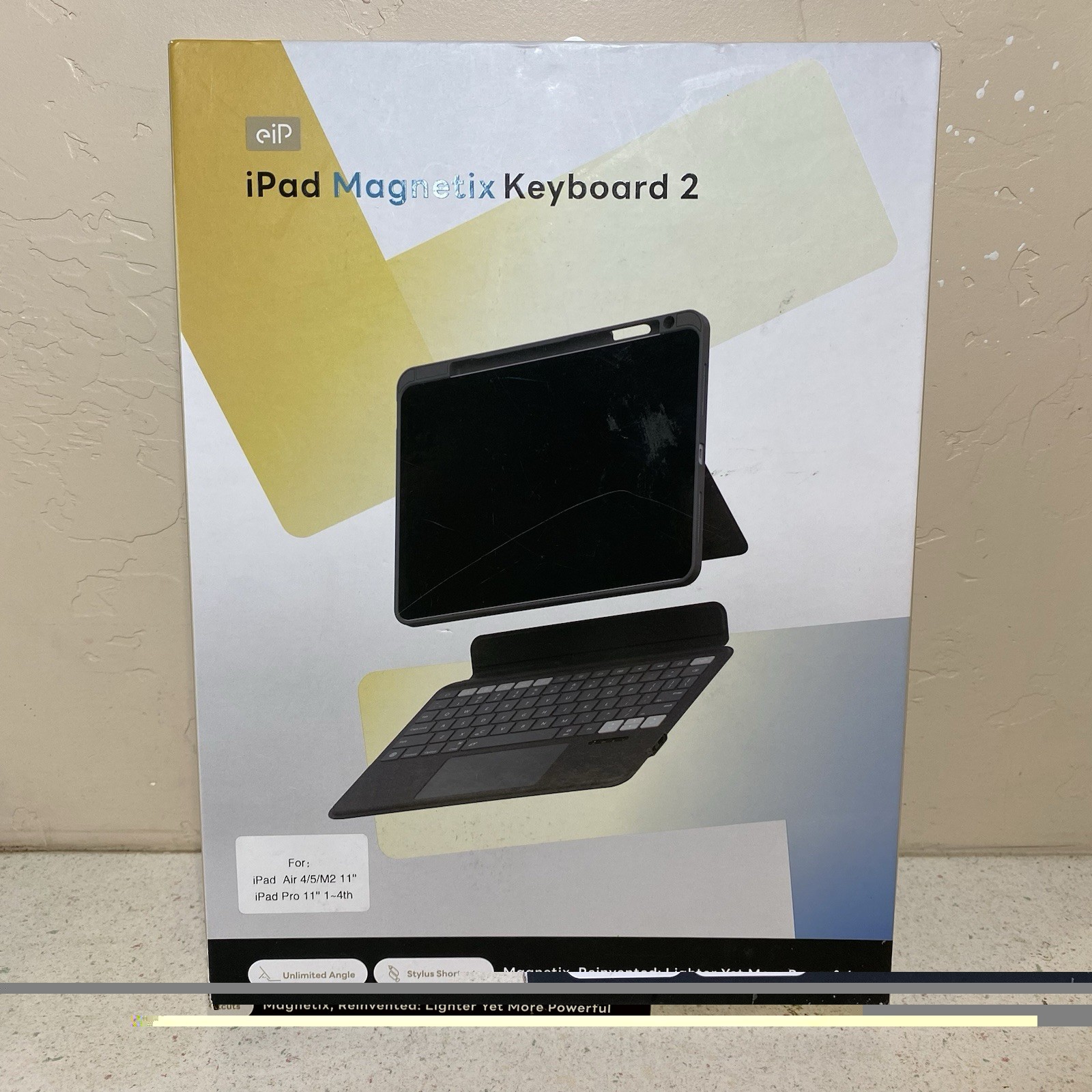 EIP iPad Magnetix Keyboard 2 Case w/ Trackpad For iPad Air 4/5/M2 & Pro 11