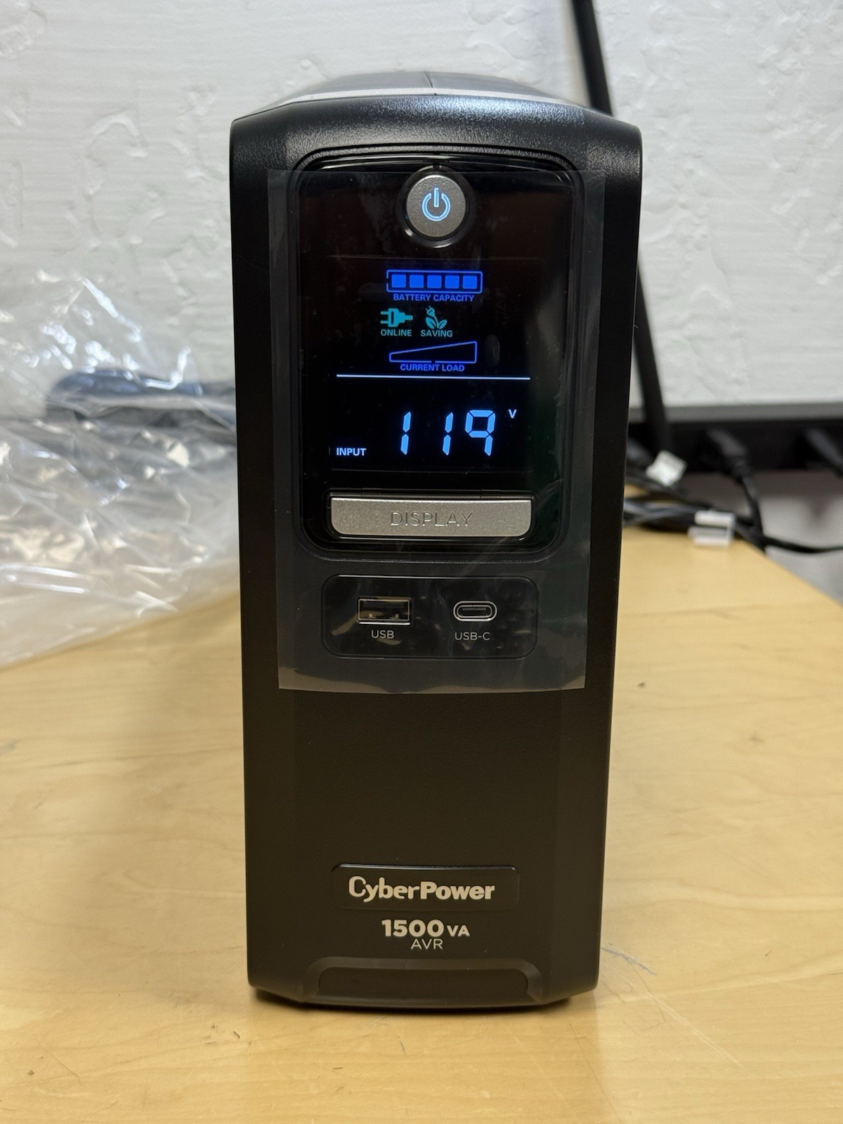 CyberPower 1500VA Battery Back-Up System UPS 10 Outlet (LX1500GU3) PREOWNED