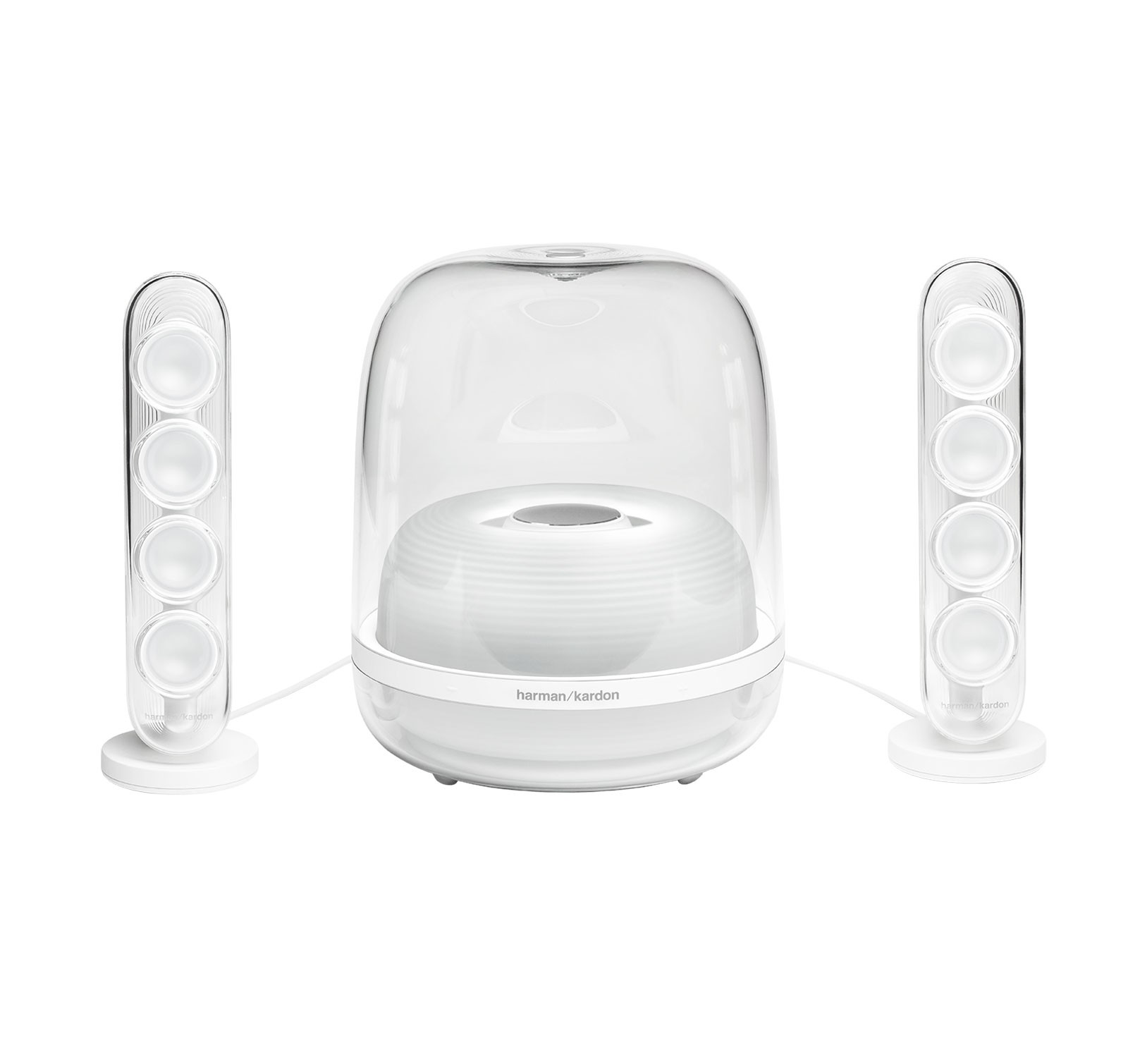 Harman Kardon SoundSticks 4 2.1 Bluetooth Speaker System (White)
