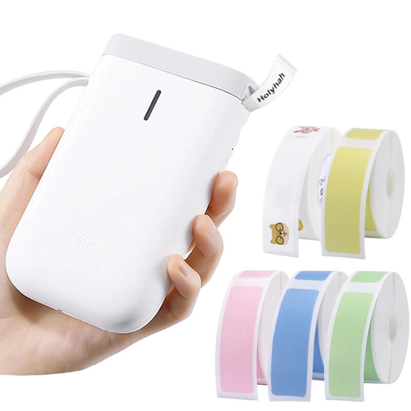 Mini Portable Label Maker Portable Pocket Label Printer Wireless Label Printer