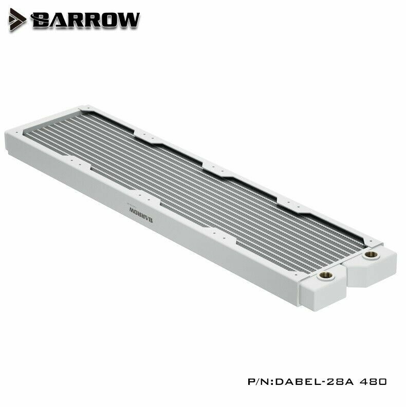 Barrow White Dabel 480mm Red Copper Radiator High Performance DABEL-28A 120mm x4