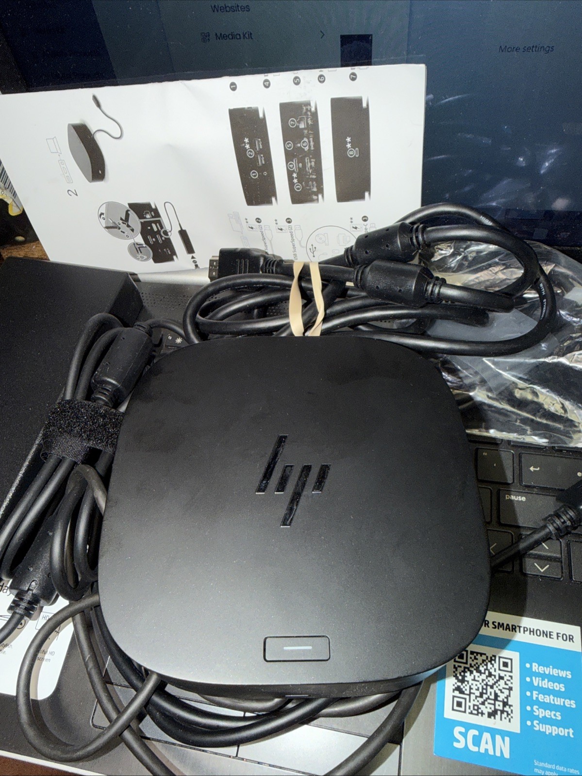 HP Universal USB-C G5 Essential Dock - Multiport Docking Station with HDMI