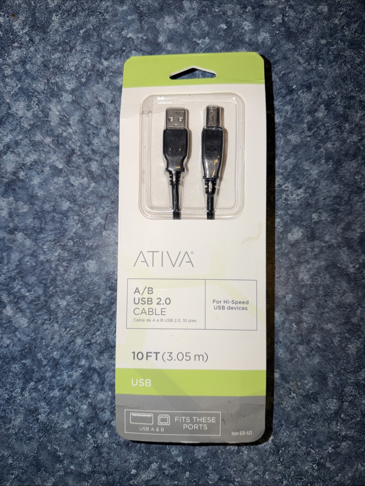 For HP CANON DELL BROTHER PRINTER CABLE CORD USB 2.0 A-B 10FT NEW HOT 4,000+SOLD