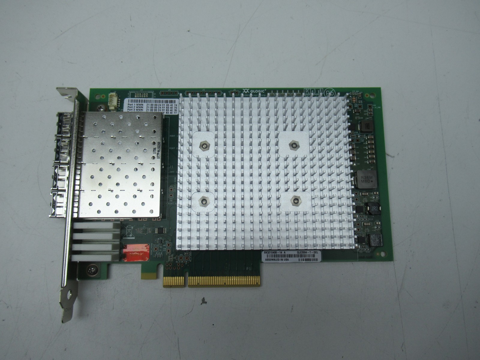 Dell 0W1MVN QLogic QLE2694-DEL 16GB Quad Port SFP+ HBA