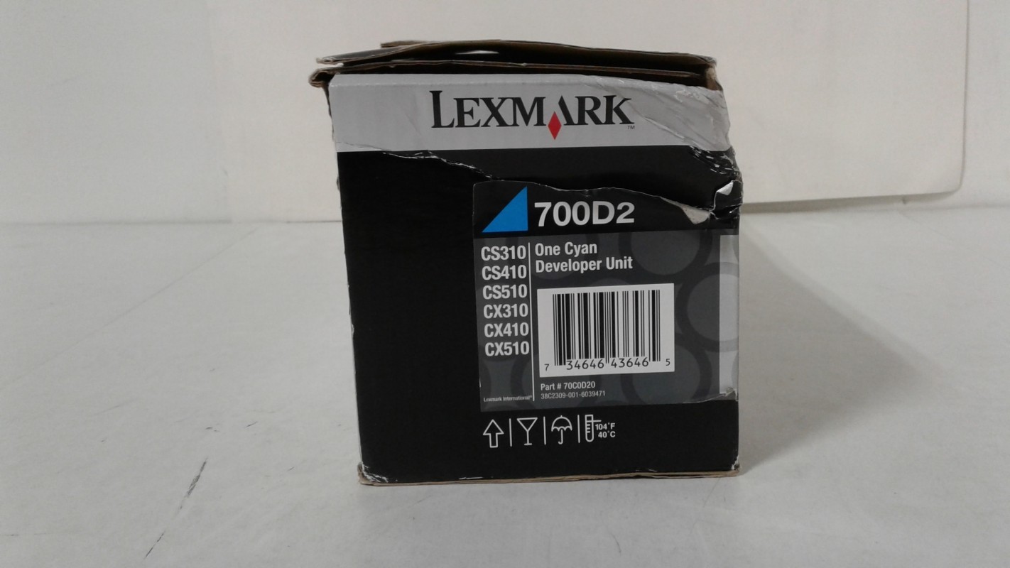 Lexmark 70C0D20, Cyan Developer Unit 700D2 Developer for Lexmark XC-2132