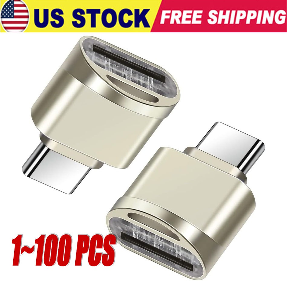 TypeC To Micro SD TF Card Reader OTG USB Adapter Converter For Phone Lot