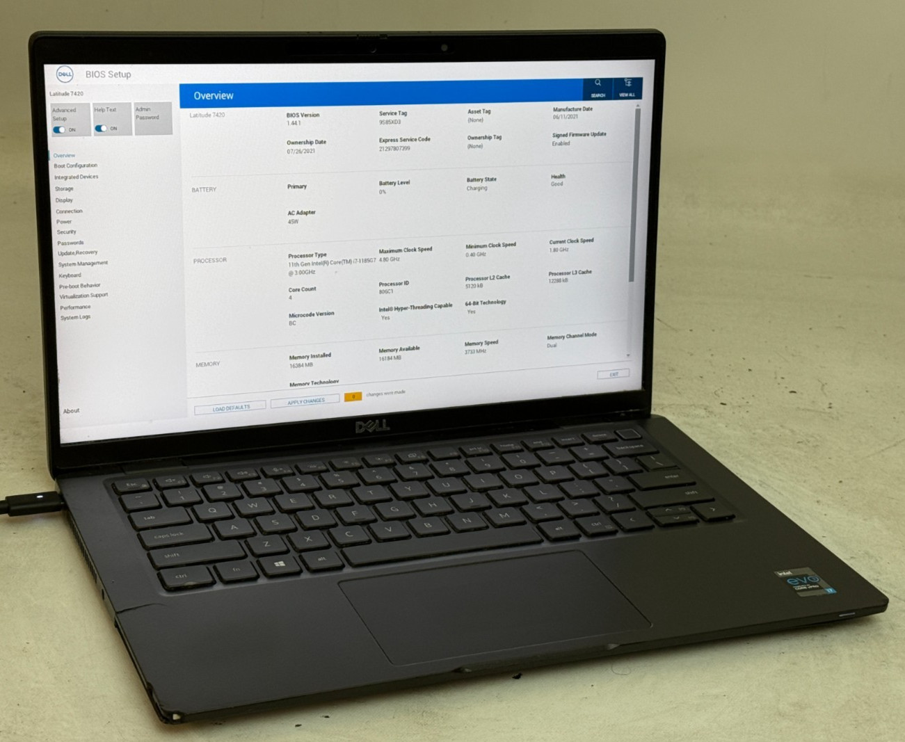 Dell Latitude 7420 14" (i7-1185G7 3.0GHz - 16GB RAM - 256GB SSD - Win11Home)