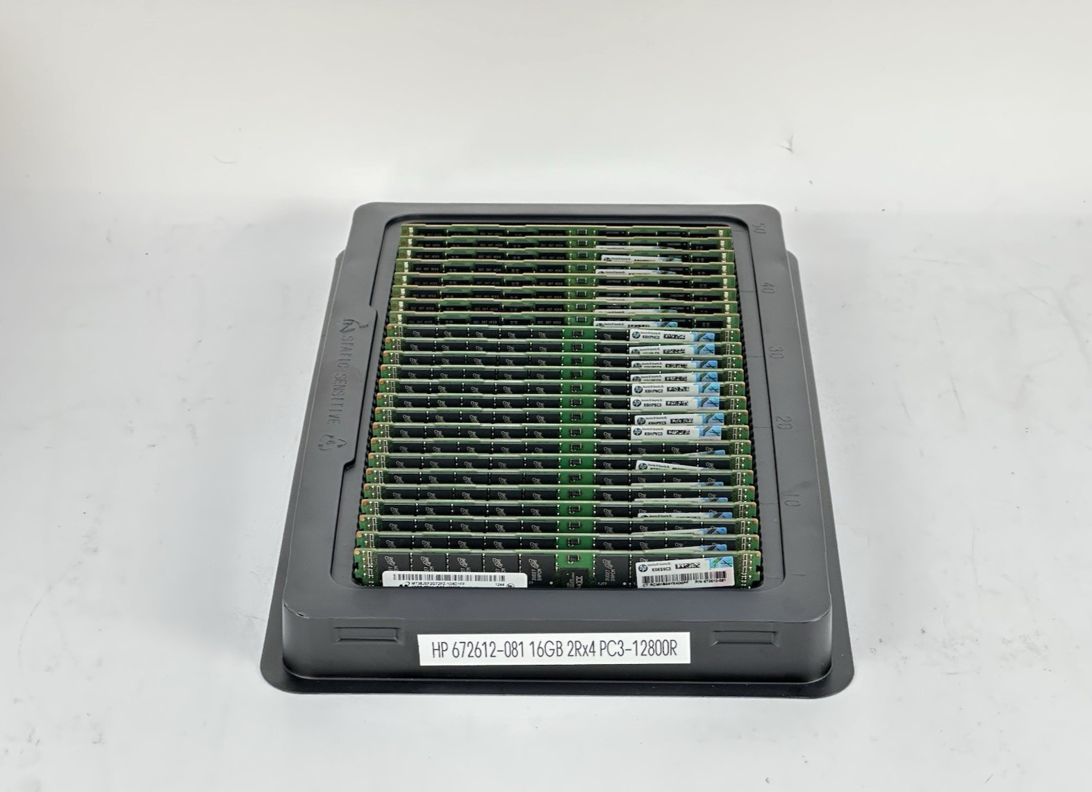 Lot 24x 16GB PC3-12800R Reg 2Rx4 ECC DDR3 RAM Server Memory Dual Rank HP 384GB
