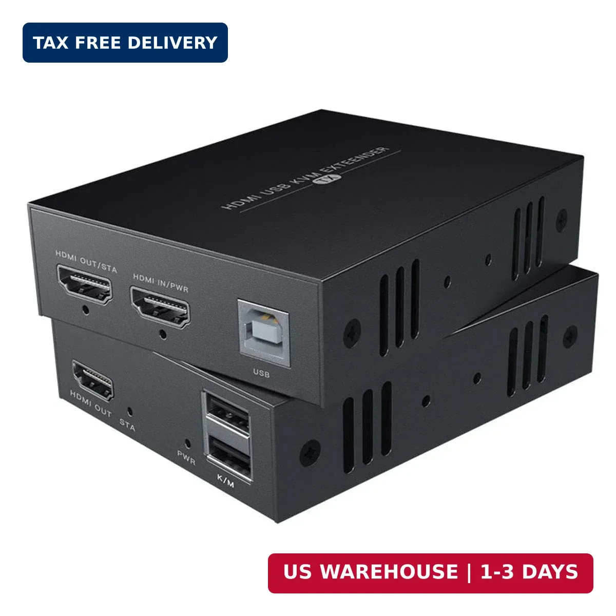 HDMI KVM USB Extender Transmit 1080p HD Video Over Cat5e/6 Ethernet Cable 50m (1