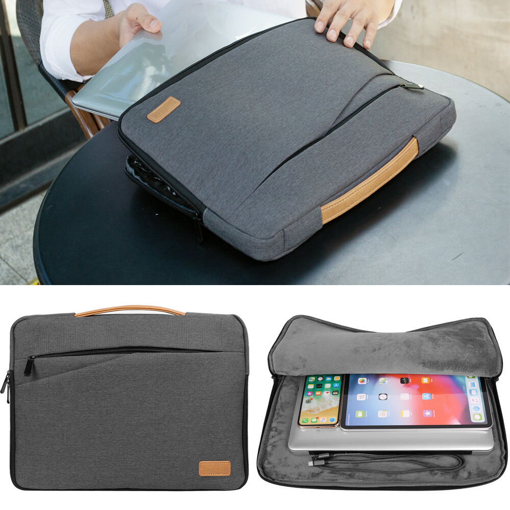 Gray Neoprene Soft Padded Laptop Carry Case For 13" Lenovo ThinkPad X1 Carbon