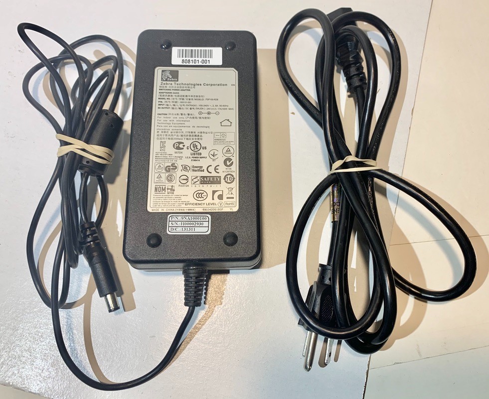 ZEBRA Power Supply Adaptor - Model FSP100 RDB - TESTED WORKING