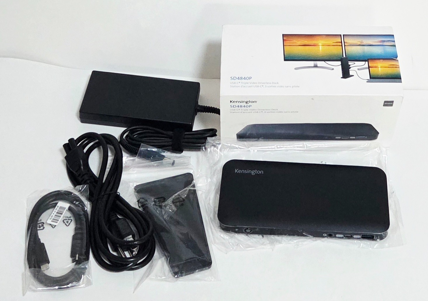 KENSINGTON SD4840P DRIVERLESS DOCKING STATION USB-C TRIPLE VIDEO