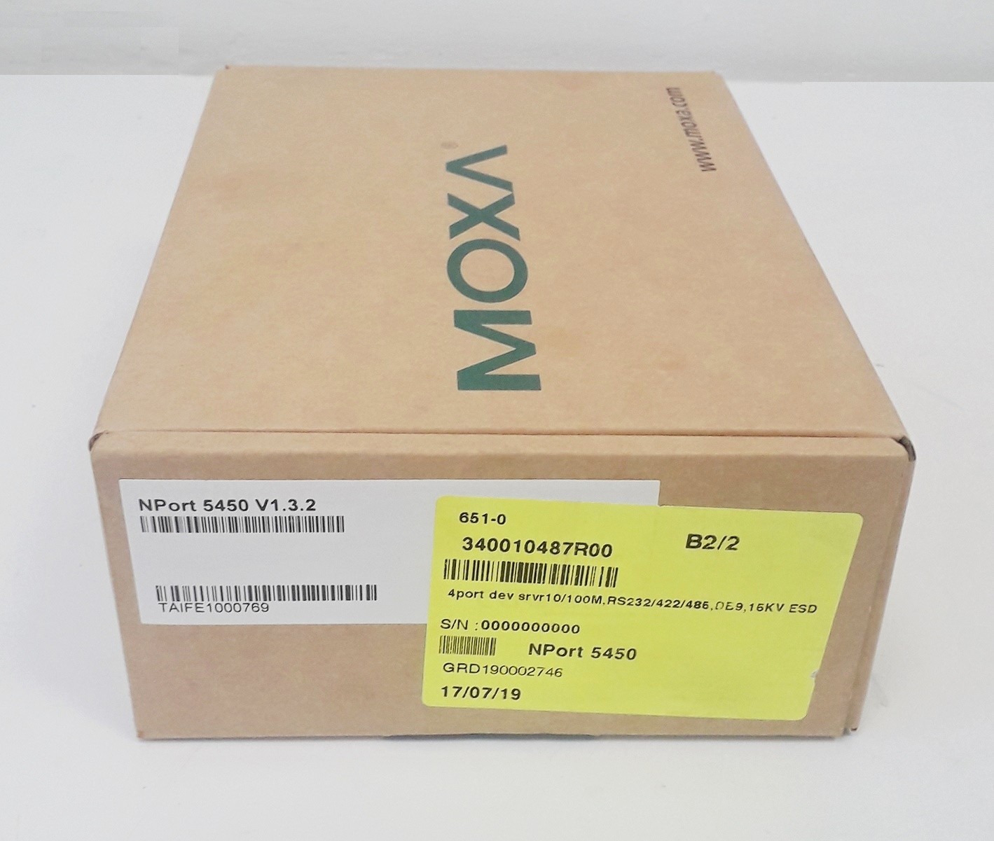 New  MOXA NPort 5450