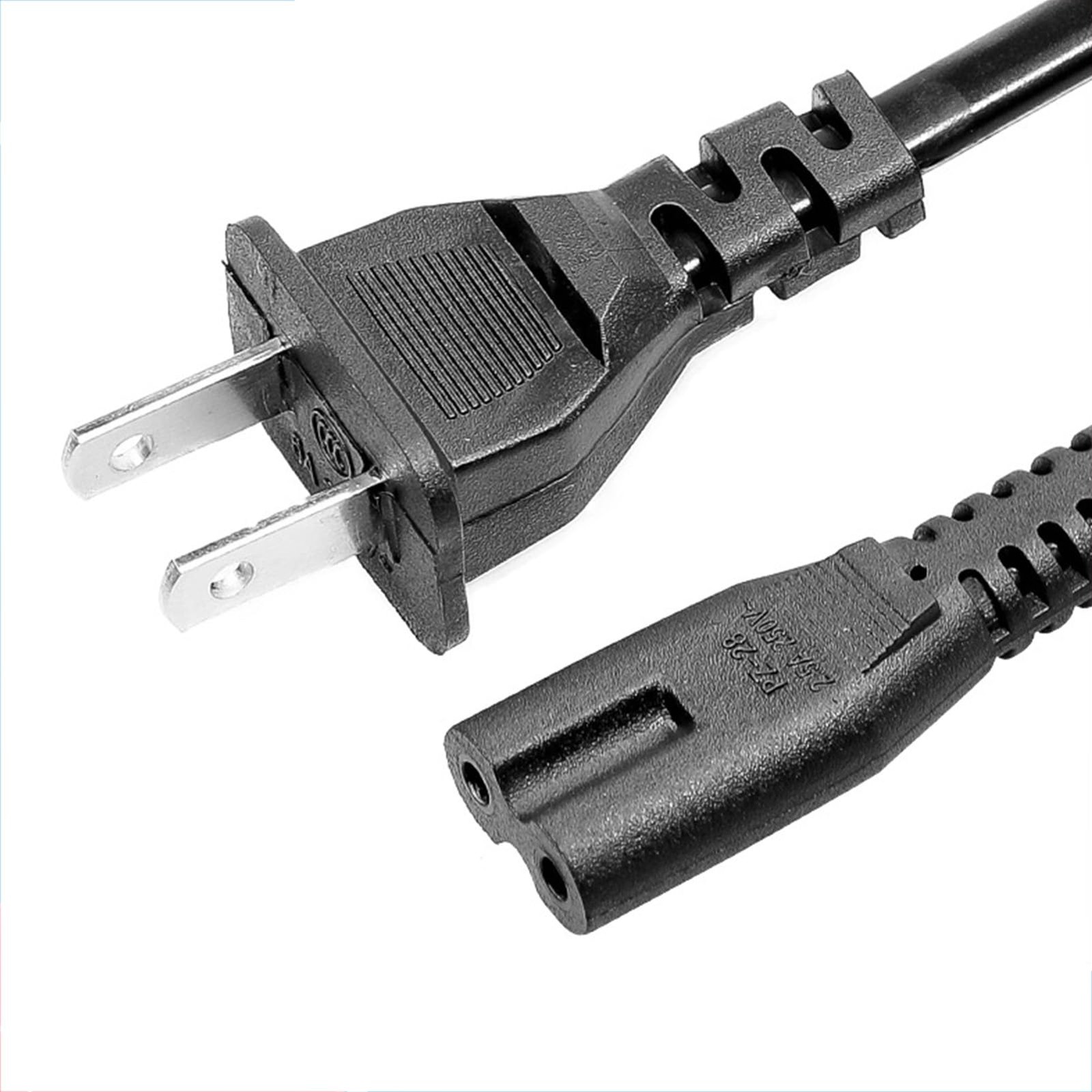 6.6 Ft 2 Prong Recliner Power Cord Replacement For Lazyboy OKIN Electric Sofa