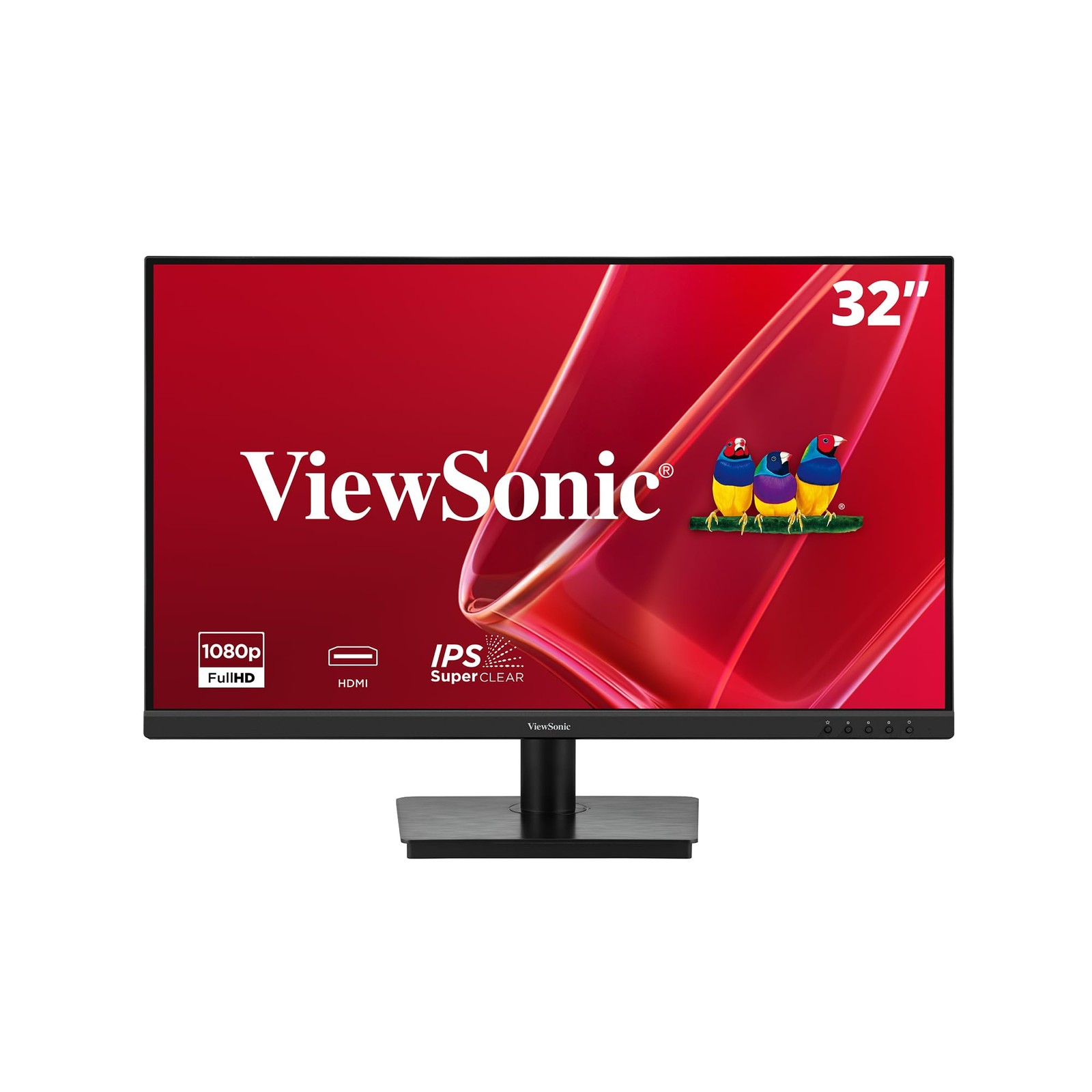 32 Inch FHD 1080p IPS Computer Monitor, 75Hz Frameless Desktop Monitor with B...