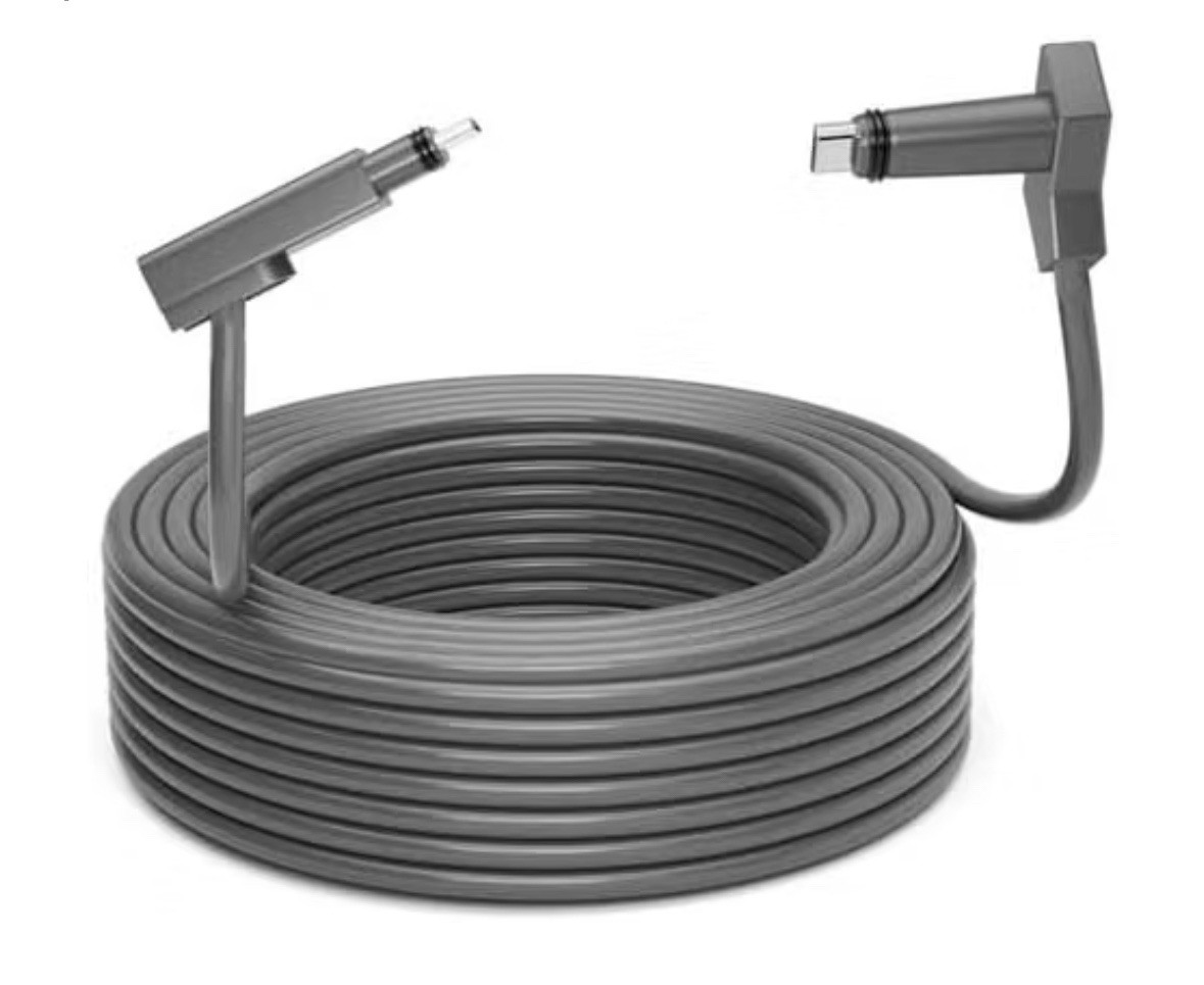 150ft 46m for Starlink Gen 2 V2 Cable Waterproof Replacement Extension Cord Gray