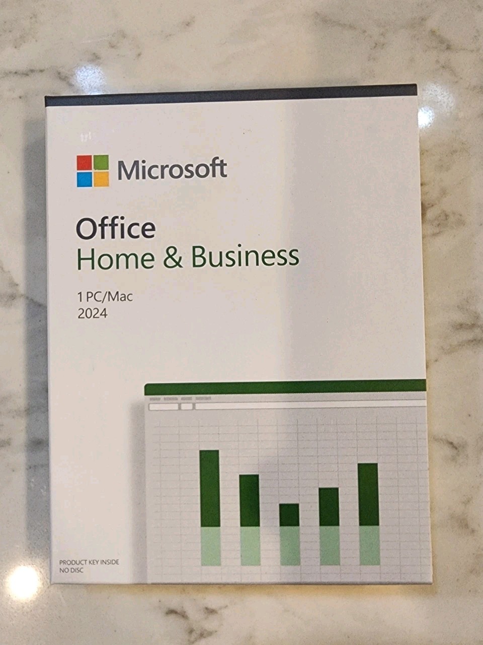 Microsoft Office Home & Business 2024 for PC or Mac One-Time Use Physical Code