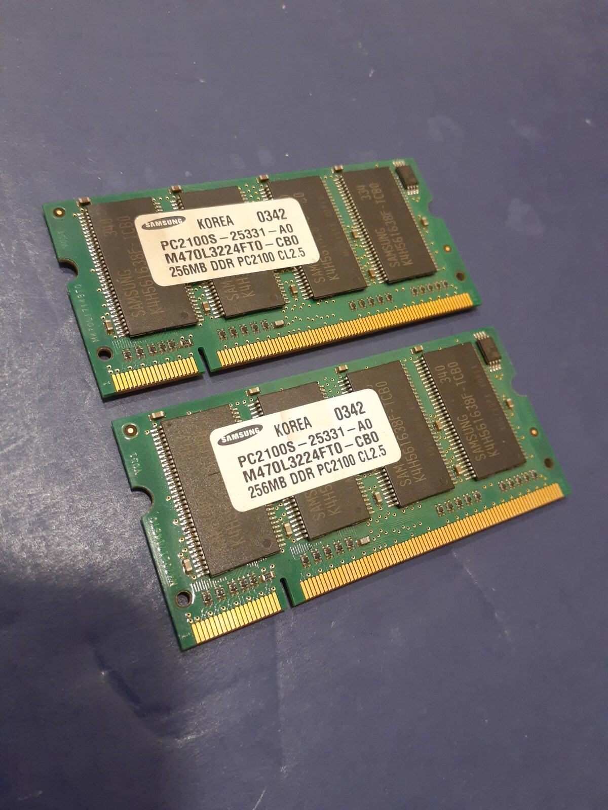 OEM Samsung 512MB (2X256MB) PC2100S-25331-A0 DDR Laptop Memory