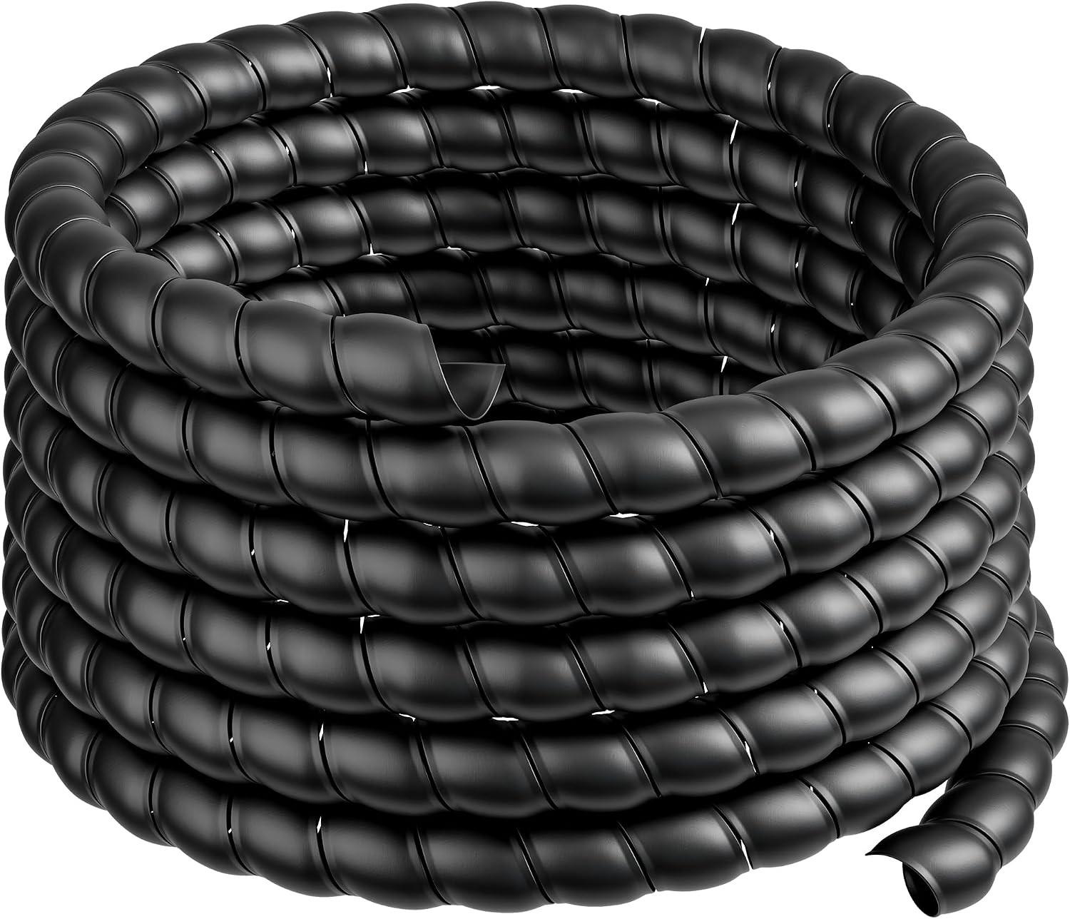 Hydraulic Hose Protector, 1/2" OD x 10' Length Spiral Wrap