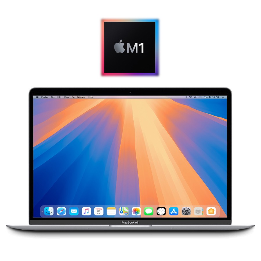 2020 Apple M1 MacBook Air 13" 3.20GHz/8GB/128GB SSD/7-Core GPU (Silver) - A2337