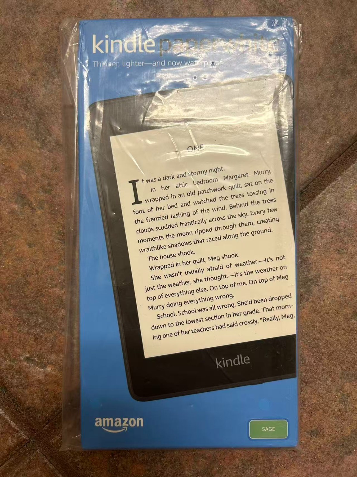 New Amazon Kindle Paperwhite 10th Generation 8GB WiFi Waterproof in Sage Green
