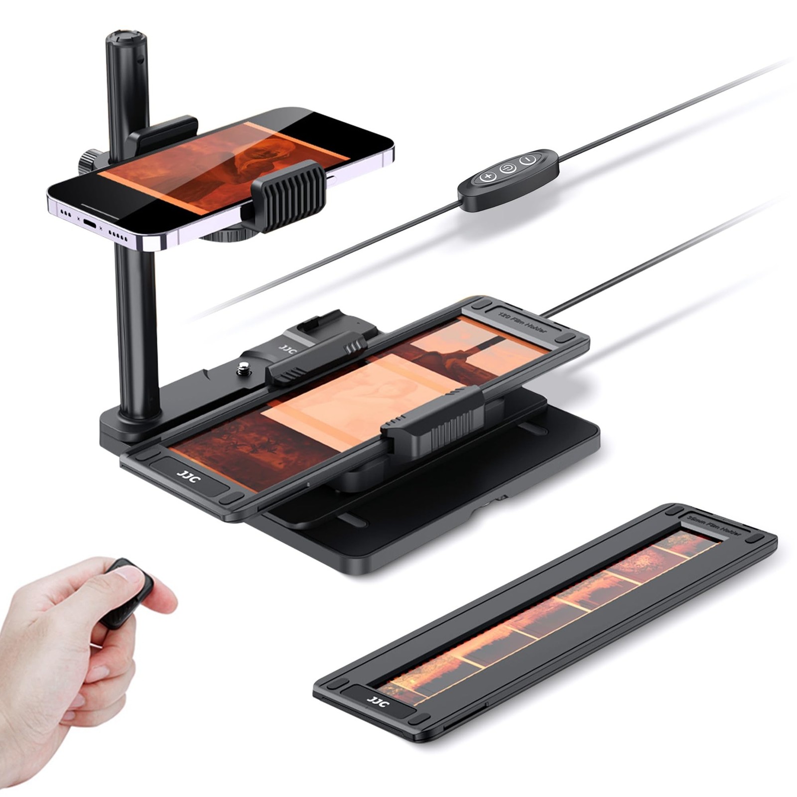 JJC Mobile Film Scanner Converts 35mm & 120 Format Film to Digital, Negative ...