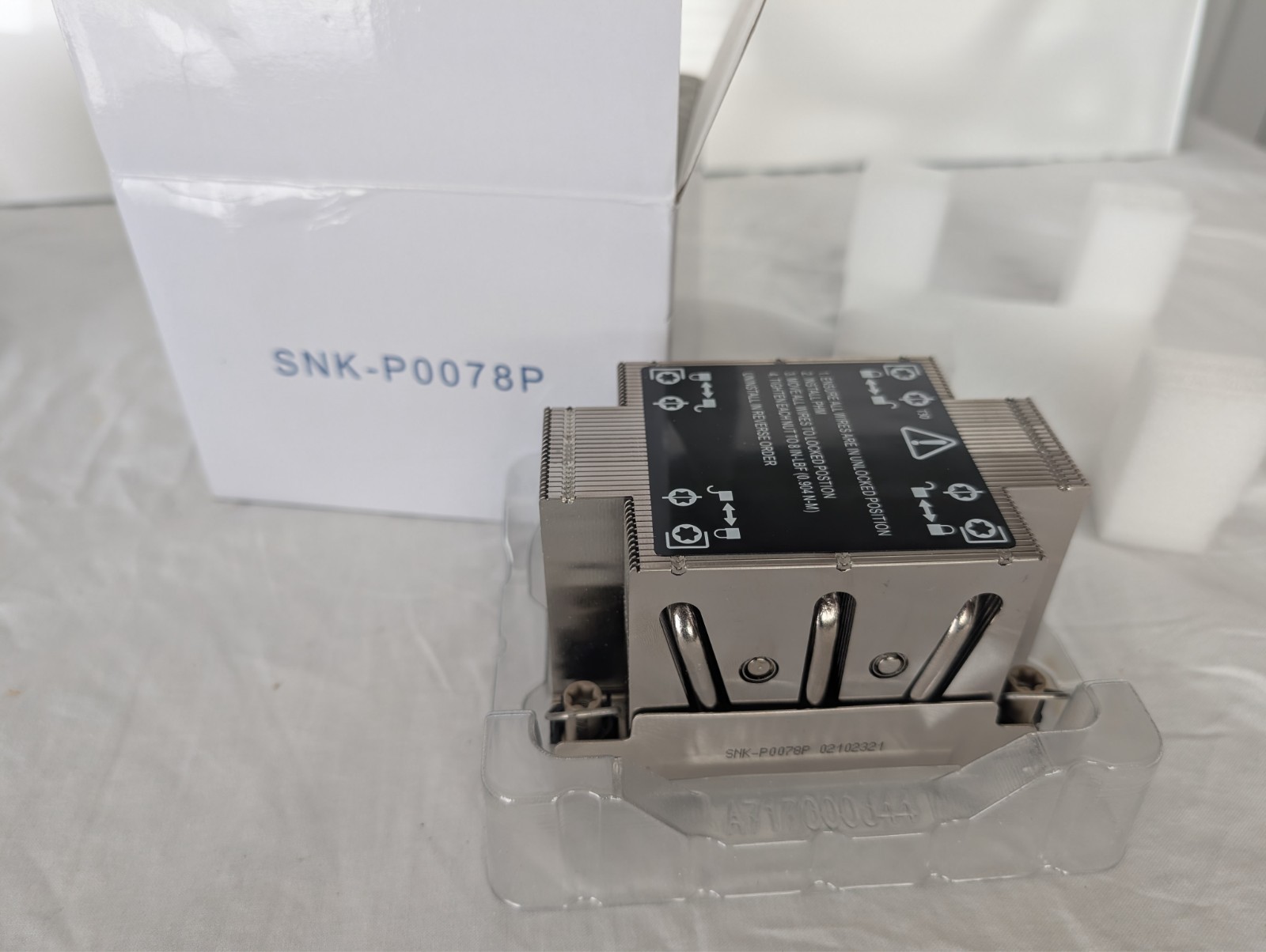 Supermicro SNK-P0078P 2U Passive CPU Heatsink Socket LGA 4189 – Brand New