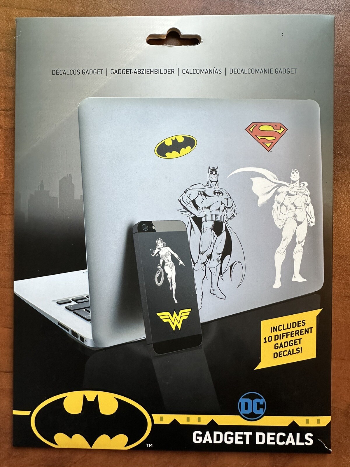 DC Marvel Gadget Decals Sticker Batman WonderWoman SuperMan Waterproof Removable