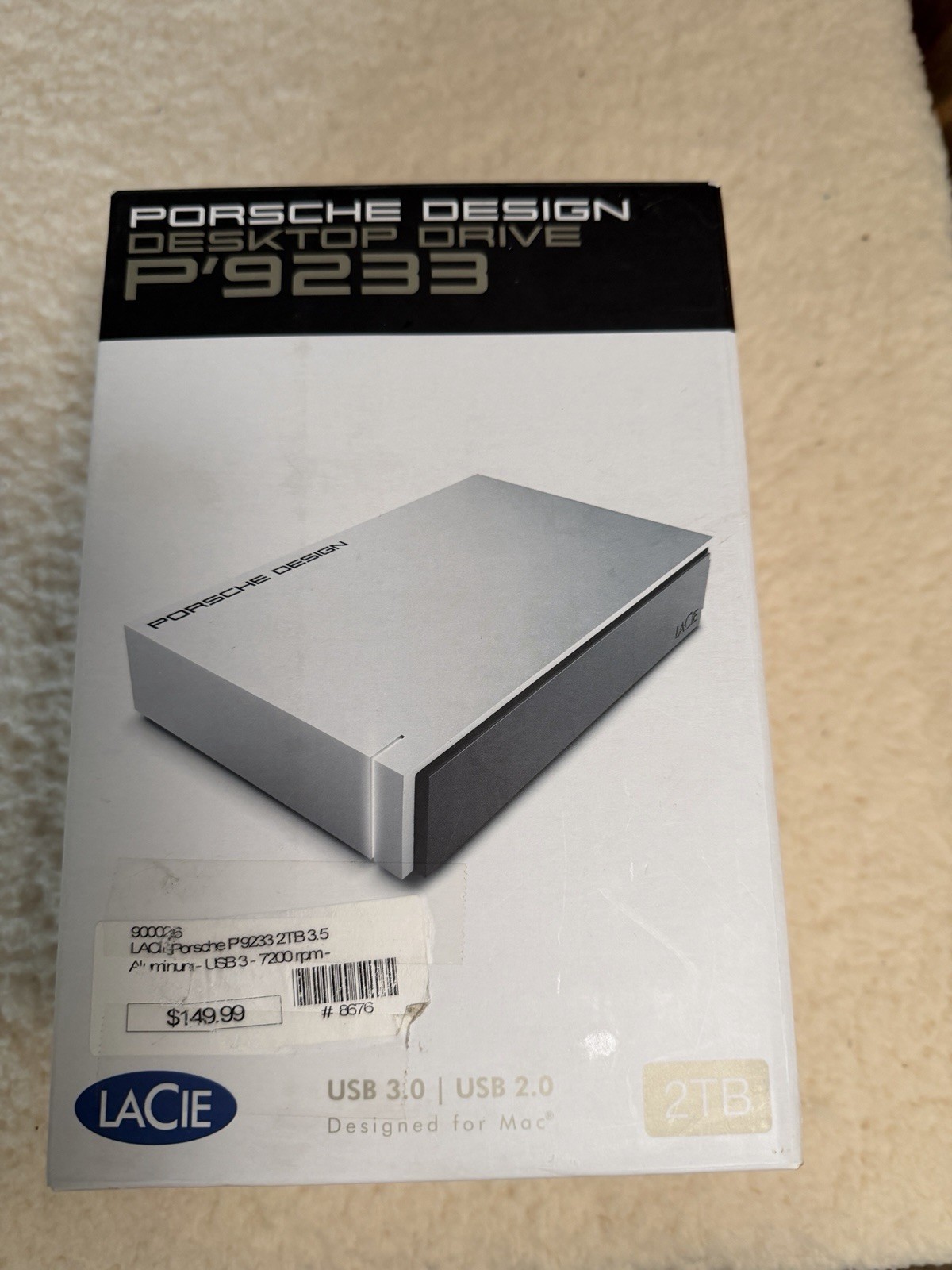 LaCie 2TB Porsche Design P'9231 Desktop Hard Drive