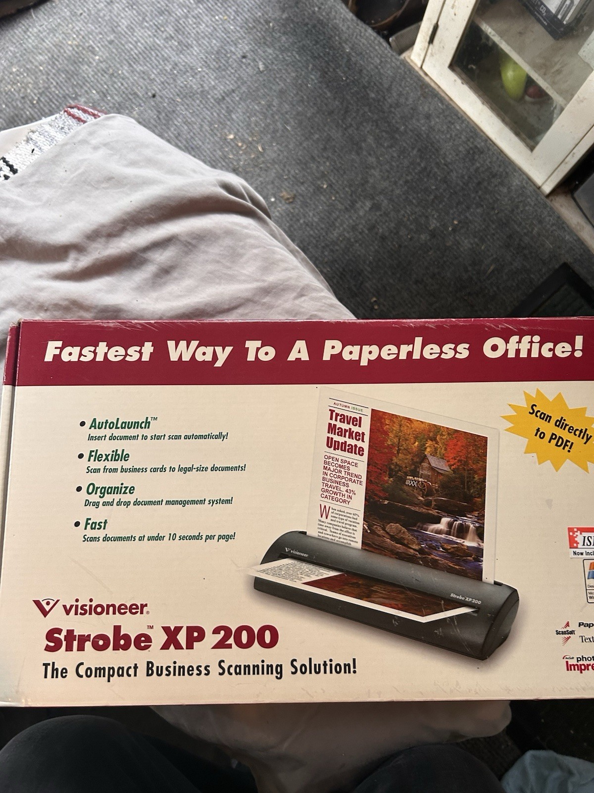 Visioneer Strobe XP-220 Scanner. 6 ppm Color New In Box