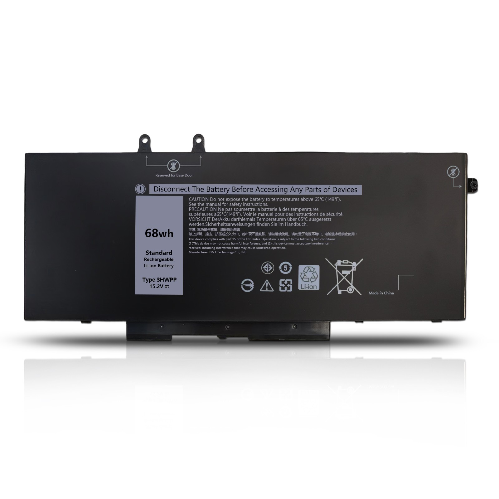 Lot 68Wh Laptop Battery for Dell Latitude 5501 5401 5511 5510 5411 5410 3HWPP