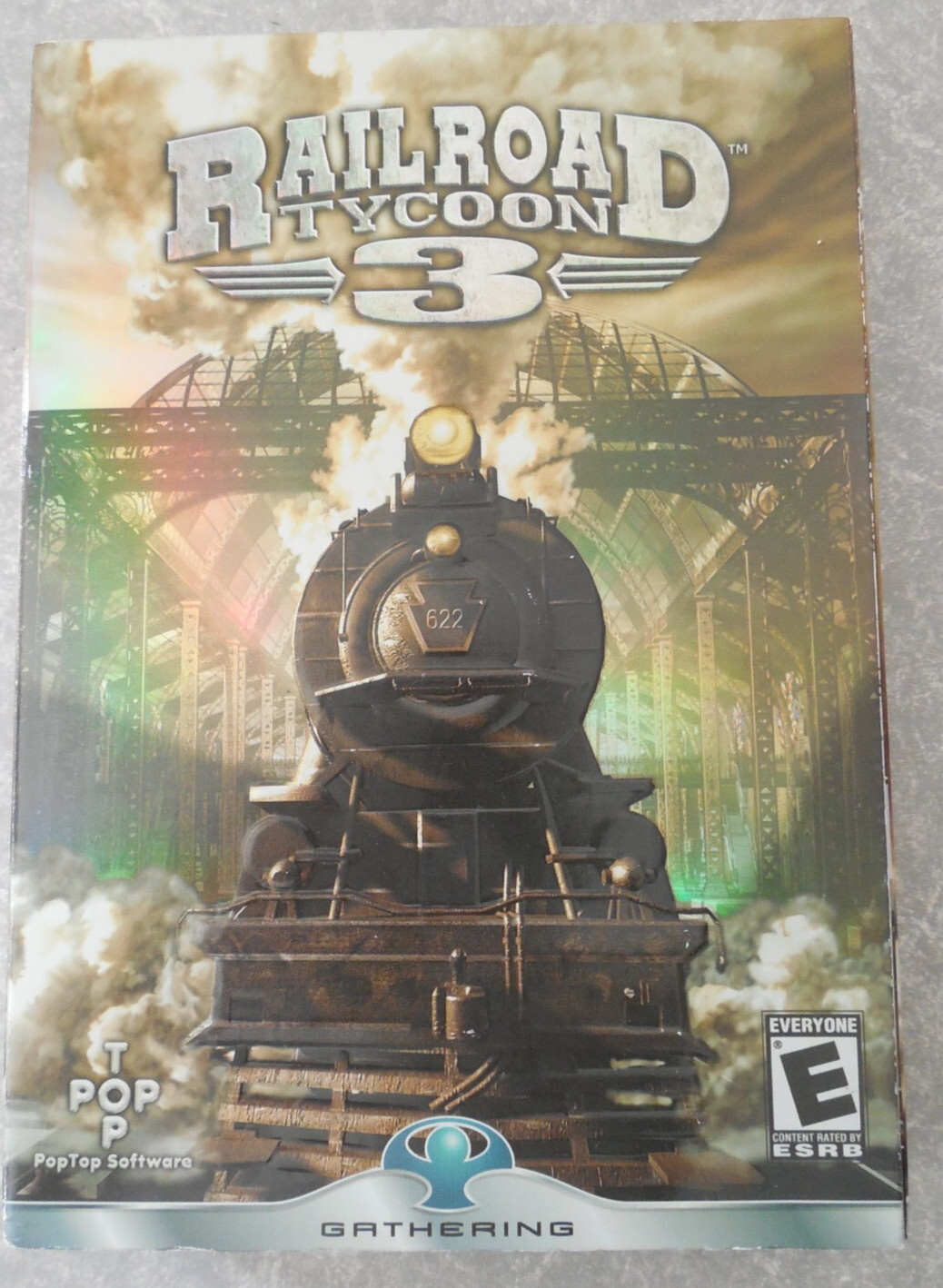 RAILROAD TYCOON 3 PC CD-ROM SOFTWARE, POPTOP SOFTWARE, WINDOWS 98, OPEN SET