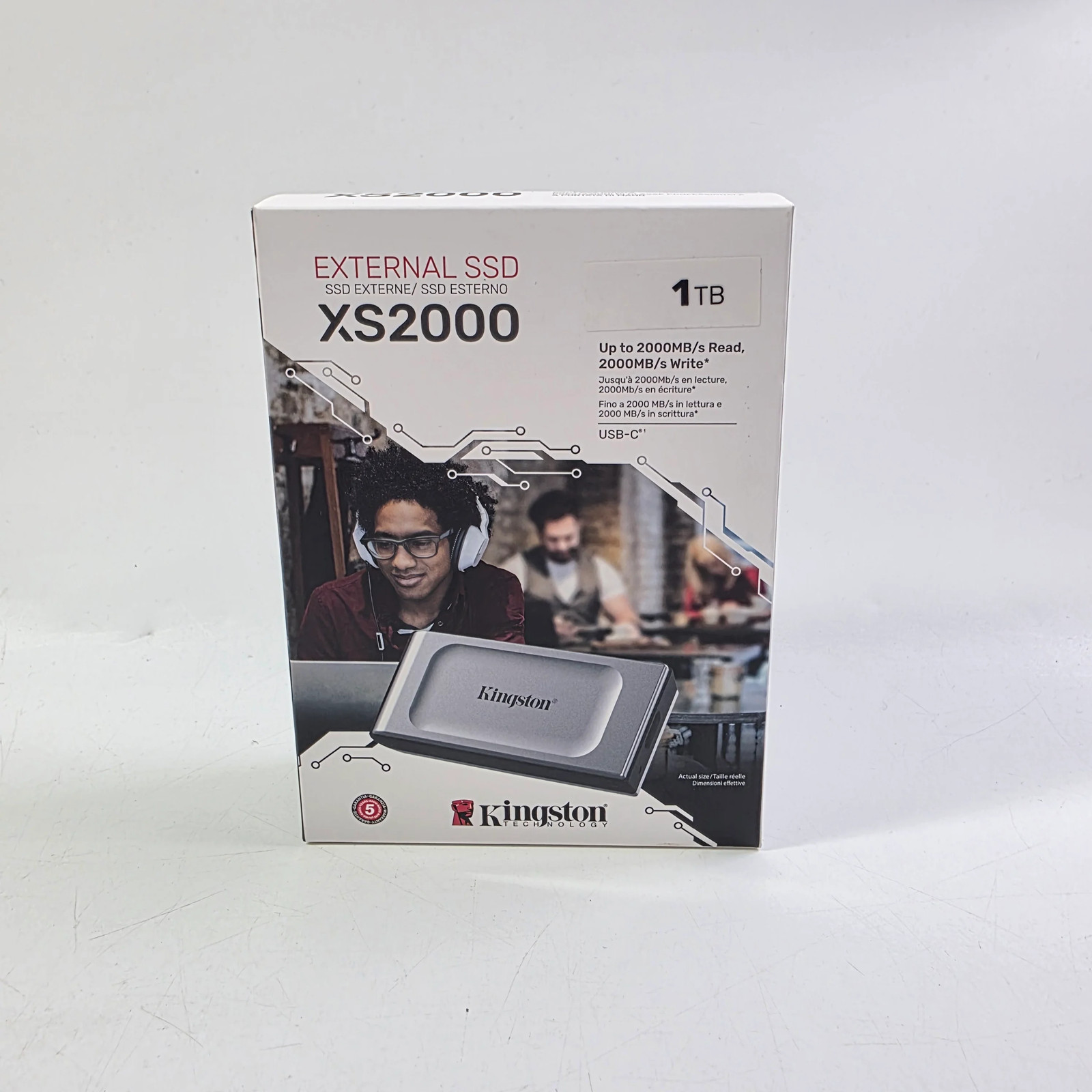 New Kingston External XS2000 1TB USB-C to USB-C SSD