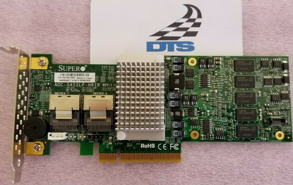 SuperMicro AOC-SAS2LP-H8iR RAID Controller (short bracket)