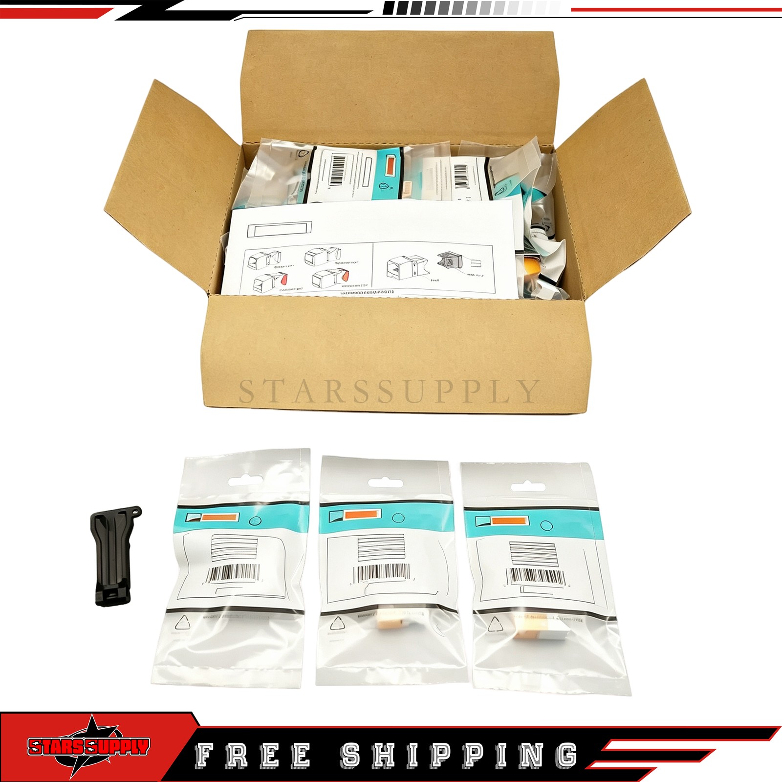Fit For Panduit 50x CJ688TGOR New In Box NetKey Cat6 Jack Module Orange
