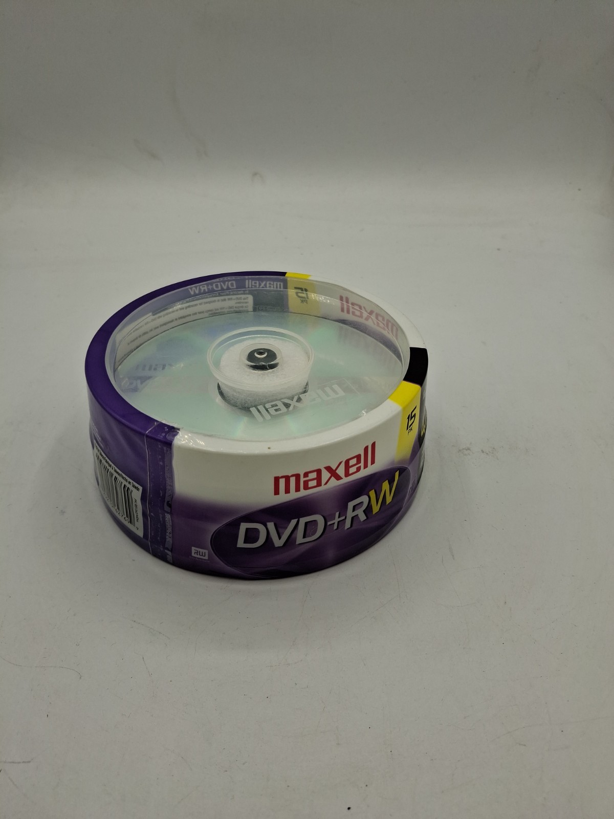 New 15 pk Maxell DVD-RW 4.7GB 2 Hrs Mode SP Mode Rewritable Blank Media \Discs