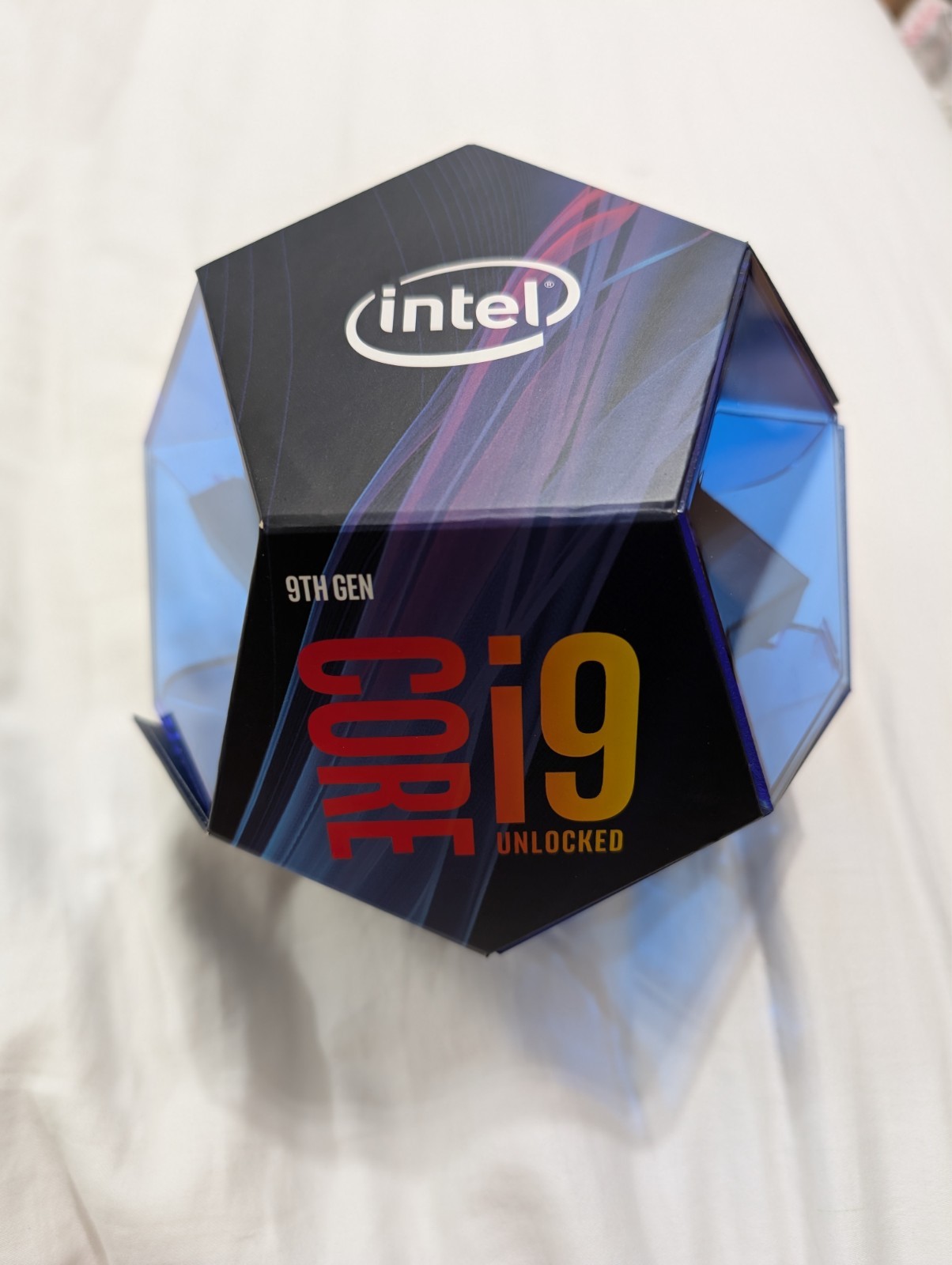 Empty Original Packaging Intel Core i9 9th Gen Unlocked Cube BOX ONLY NO CPU