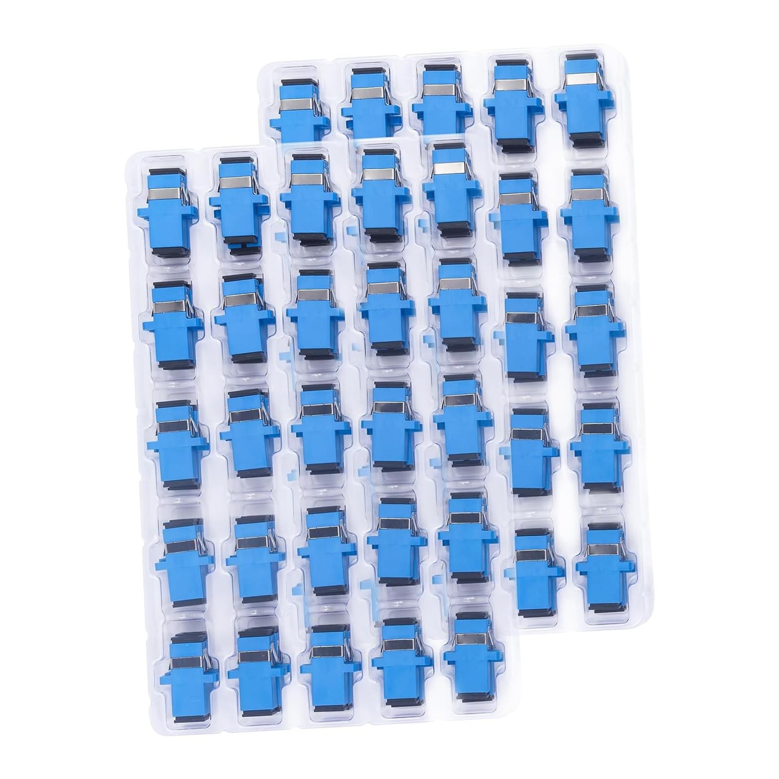 100 PCS SC To SC UPC Fiber Optical Coupler Adapter Network Connector Supply